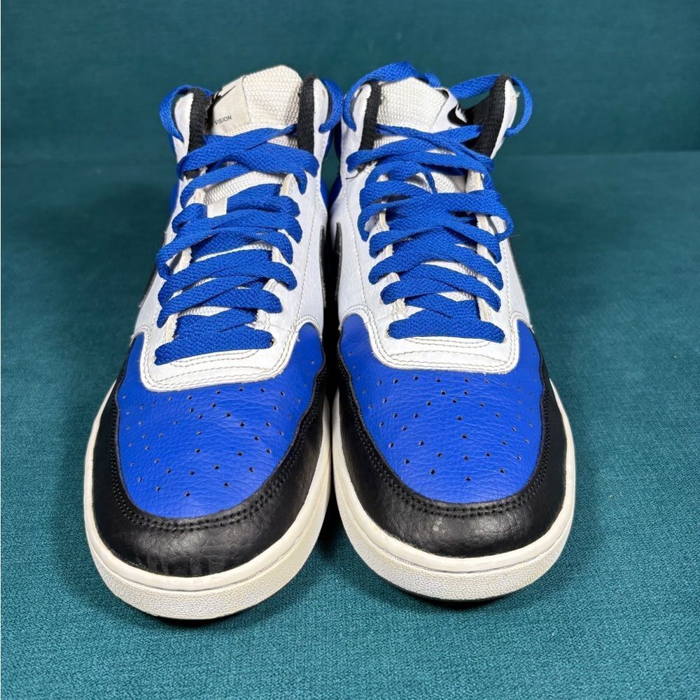 Nike Court Vision Mid Game Royal Blue Black White sz 8.5 men’s - Picture 4 of 8